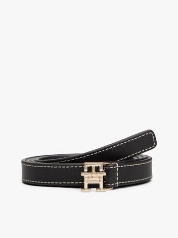 Tommy Hilfiger - Dây nịt nữ TH Monogram Plaque Buckle Leather Belt