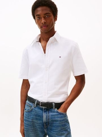 Tommy Hilfiger - Áo sơ mi tay ngắn nam Heritage Oxford Regular Fit Shirt