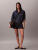 Calvin Klein - Áo Sơ Mi Nữ Cropped Denim Dad Shirt