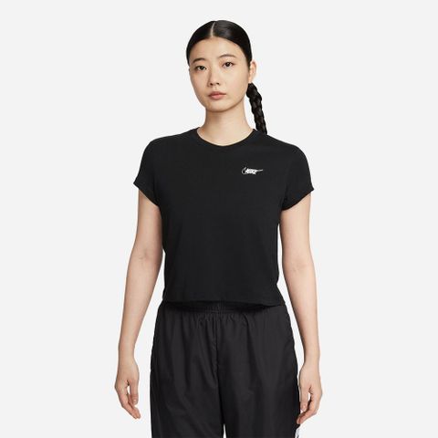 Nike - Áo thun thời trang thể thao Nữ Women's Nike Sportswear Club T-Shirt - Black