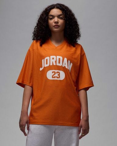Nike - Áo phông tay ngắn thể thao Nữ Jordan Brooklyn Women's Mesh Top