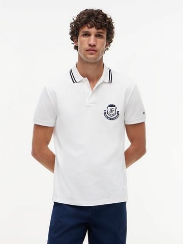 Tommy Hilfiger - Áo Thun Có Cổ Nam Regular Fit Crest Appliqué Polo Shirt