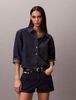 Calvin Klein - Áo Sơ Mi Nữ Cropped Denim Dad Shirt