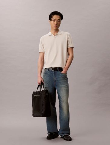 Calvin Klein - Áo Thun Có Cổ Nam SS Cooling Johnny Collar Monogram