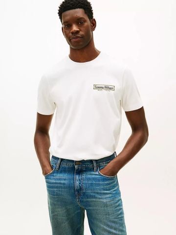 Tommy Hilfiger - Áo thun tay ngắn nam Diner Motif Interlock Tee