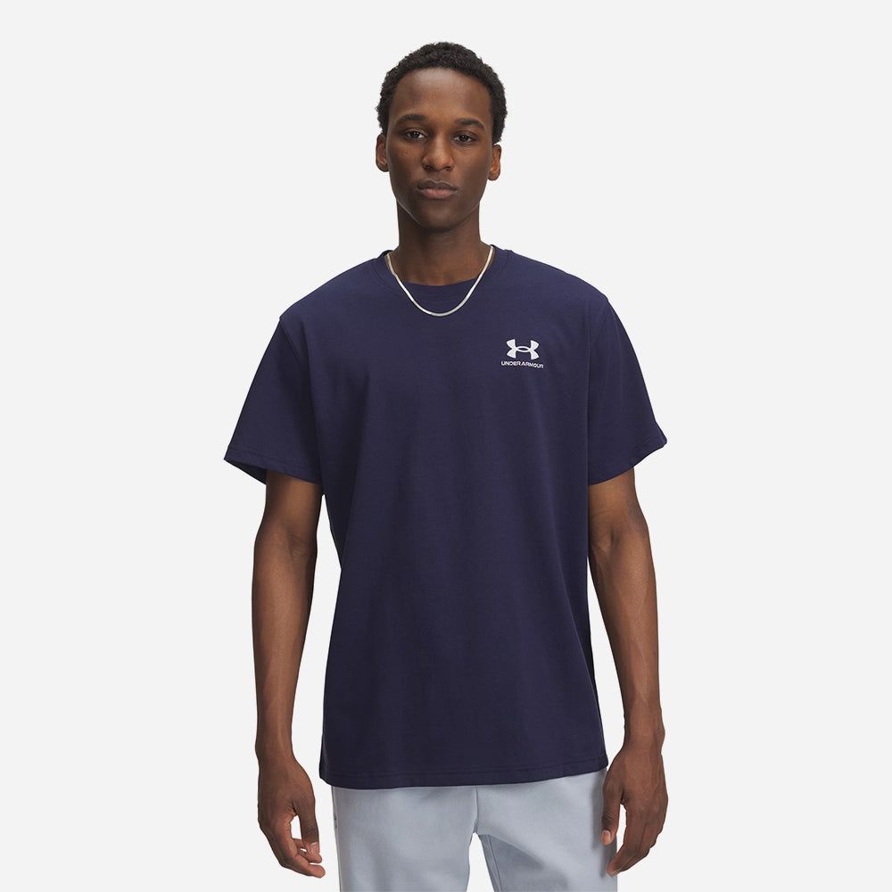 Under Armour - Áo thun nam Logo Emb Heavyweight Lifestyle