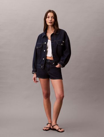 Calvin Klein - Áo Khoác Jean Nữ Relaxed Denim Jacket