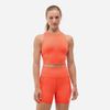 Hoka - Áo Ngực Thể Thao Nữ Women's Light Support Elaro Crop Sport Bra - Orange