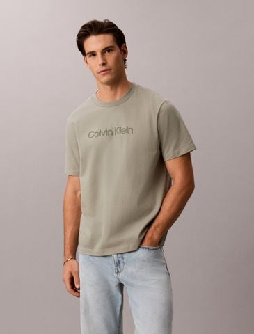 Calvin Klein - Áo Thun Tay Ngắn Nam Relaxed Logo T-Shirt