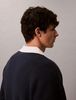 Calvin Klein - Áo len có cổ nam Cotton Relaxed Johnny Collar Jumper