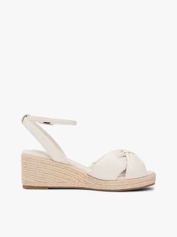 Tommy Hilfiger - Xăng Đan Nữ Tommy Hilfiger Bow Mid Cork Wedge