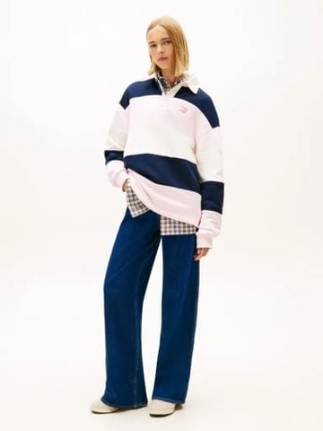 Tommy Hilfiger - Quần Jean ống rộng Nữ TH Claire Highrise Jeans