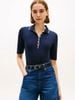 Tommy Hilfiger - Áo Polo Nữ Slim Fit Tipped Half Sleeve Polo Shirt