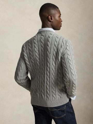 Ralph Lauren - Áo Len Nam Cable-Knit Cotton Sweater