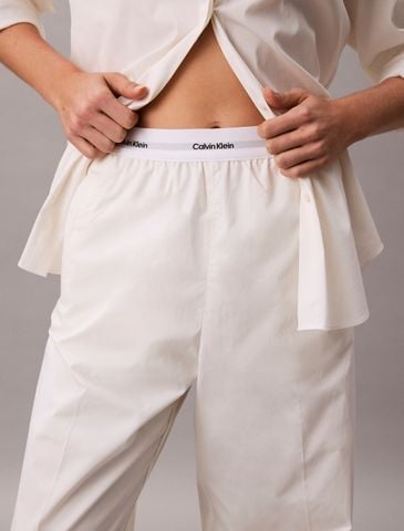 Calvin Klein - Quần dài nữ Cotton Relaxed Pants - 2