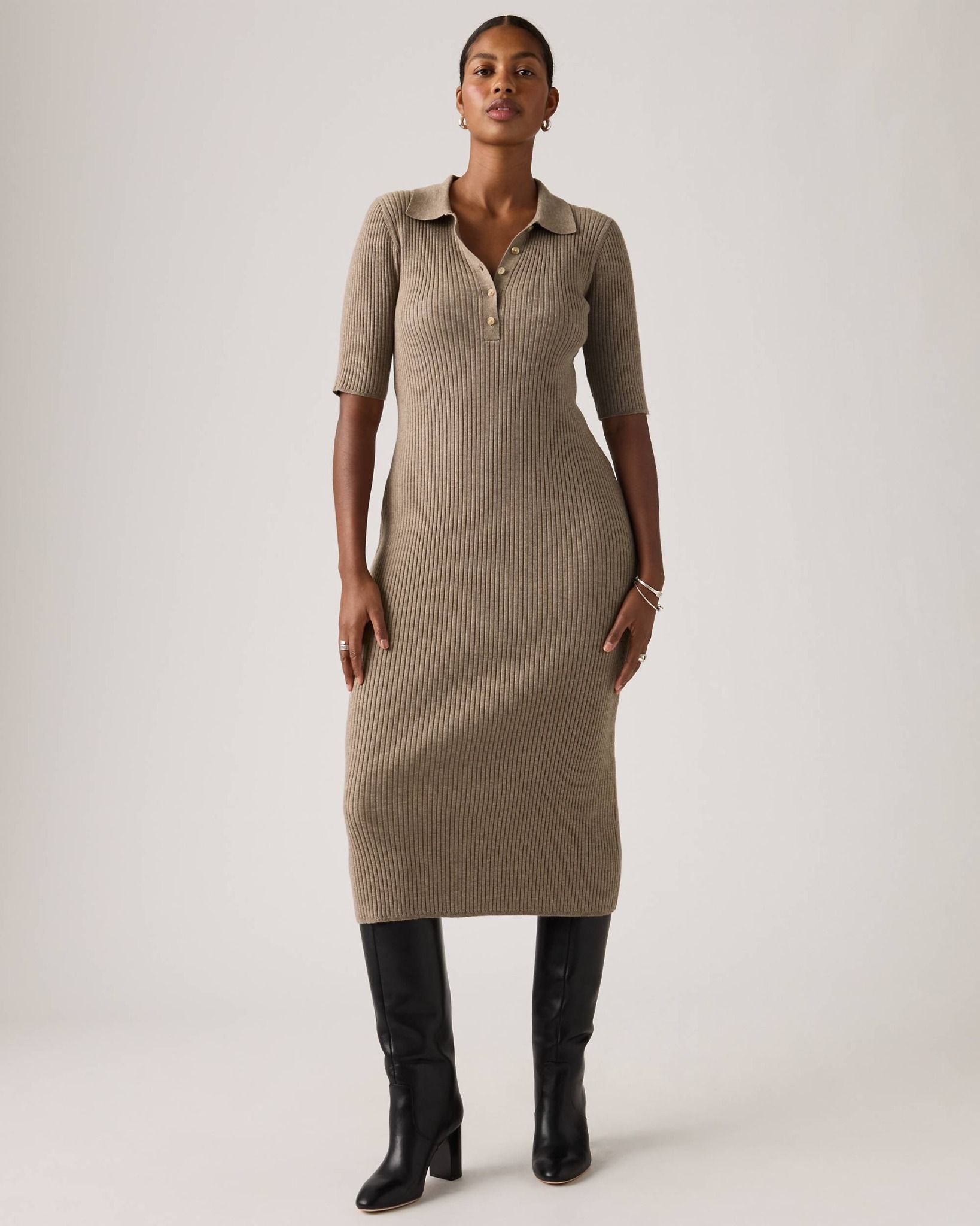 Levi's - Đầm nữ Monica Knit Dress - Brown