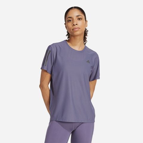 adidas - Áo thun chạy bộ Nữ Women's Adidas Own The Run T-Shirt - Purple