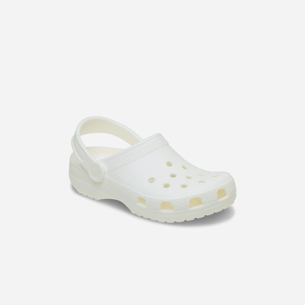 Crocs - Xăng đan trẻ em Classic Glow Clog Kid Glow Green Lifestyle