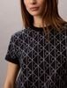 Calvin Klein - Áo Thun Tay Ngắn Nữ Classic Seasonal All Over Print Tee