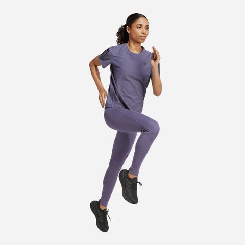 adidas - Áo thun chạy bộ Nữ Women's Adidas Own The Run T-Shirt - Purple