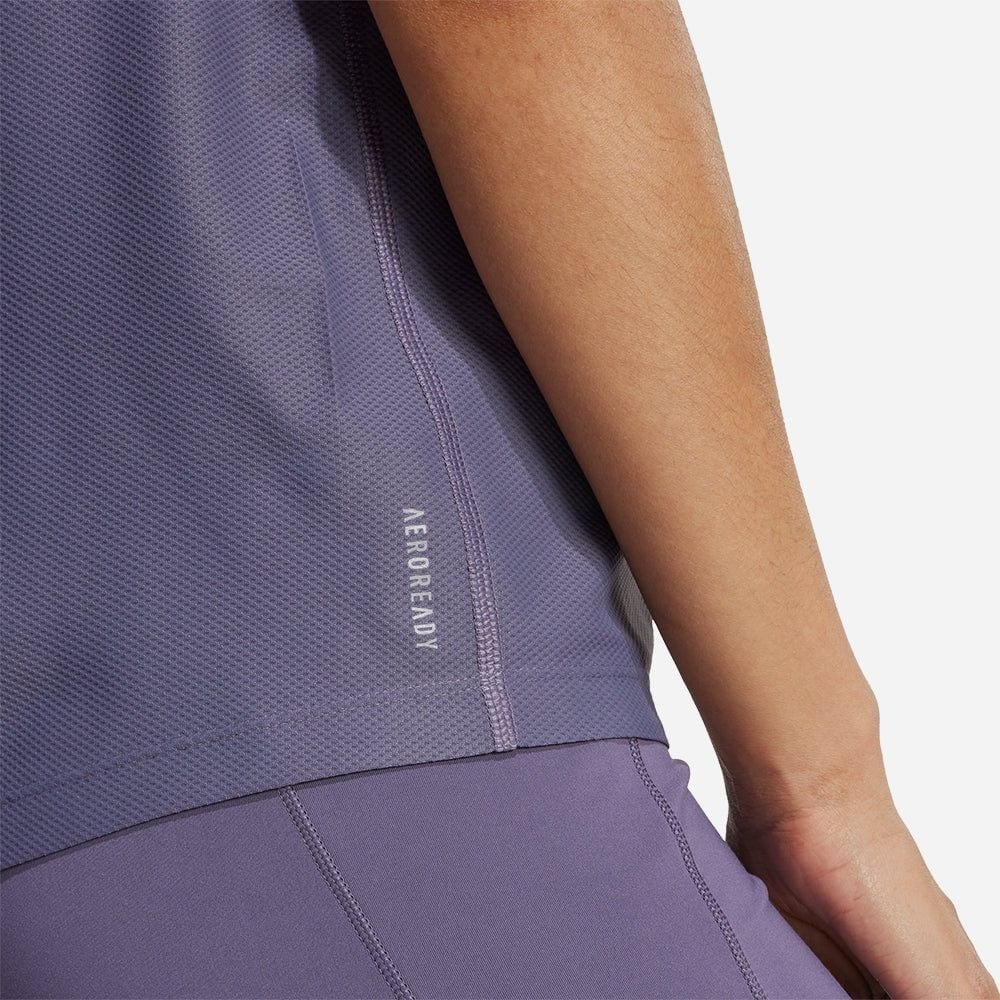 adidas - Áo thun chạy bộ Nữ Women's Adidas Own The Run T-Shirt - Purple
