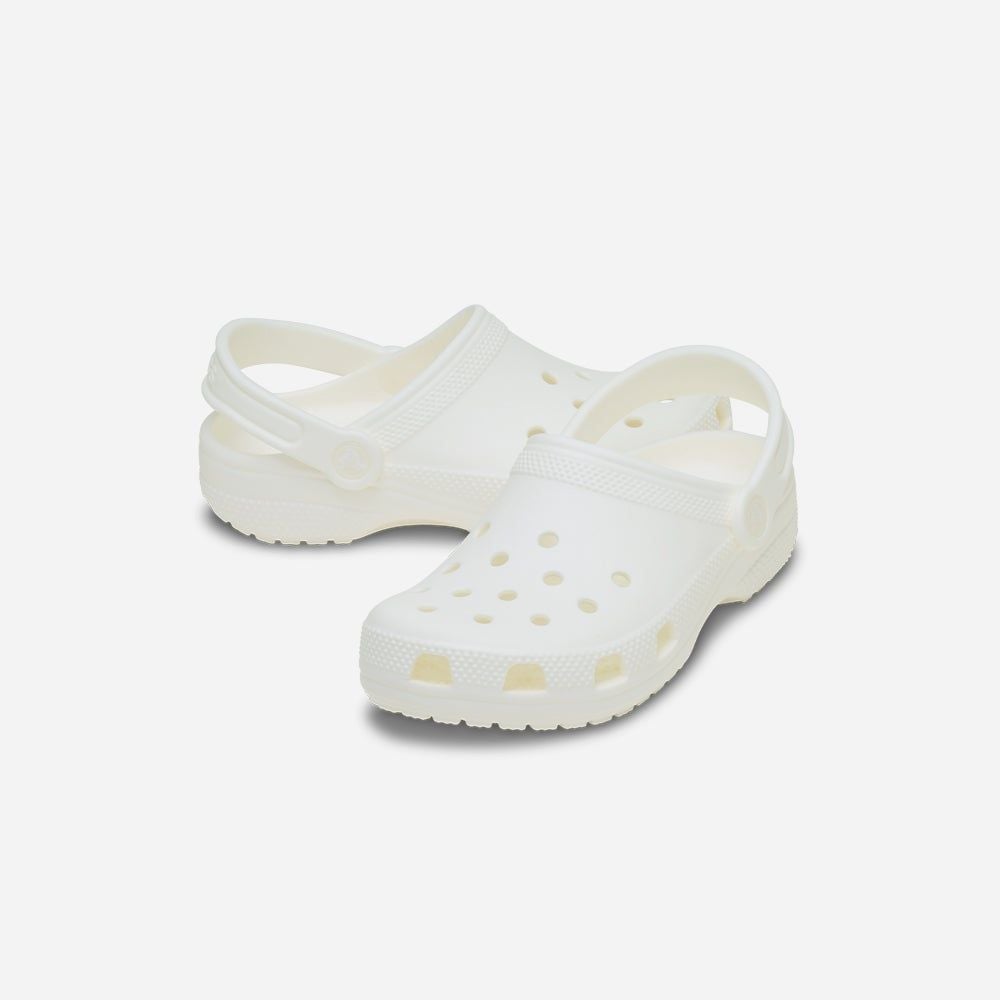 Crocs - Xăng đan trẻ em Classic Glow Clog Kid Glow Green Lifestyle