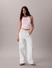 Calvin Klein - Áo Thun Ba Lỗ Nữ Slim Ribbed Cotton Tank Top