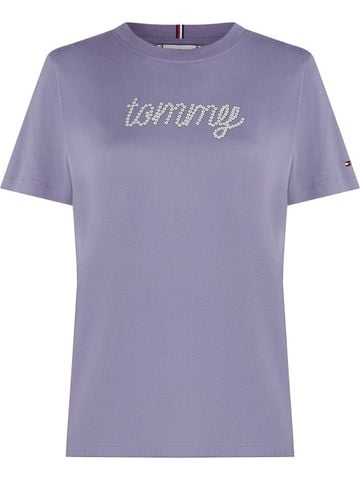 Tommy Hilfiger - Áo Thun Tay Ngắn Nữ Regular Short Sleeve Crew Neck Tee