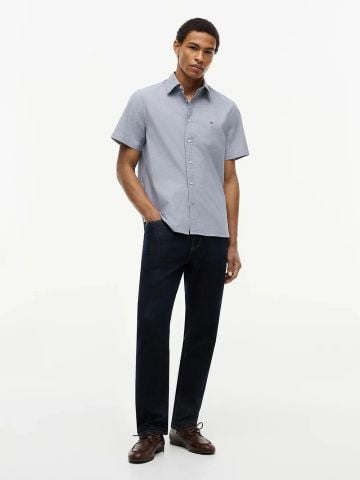 Tommy Hilfiger - Áo Sơ Mi Tay Ngắn Nam Asia Fit Lightweight Oxf Solid Shirts