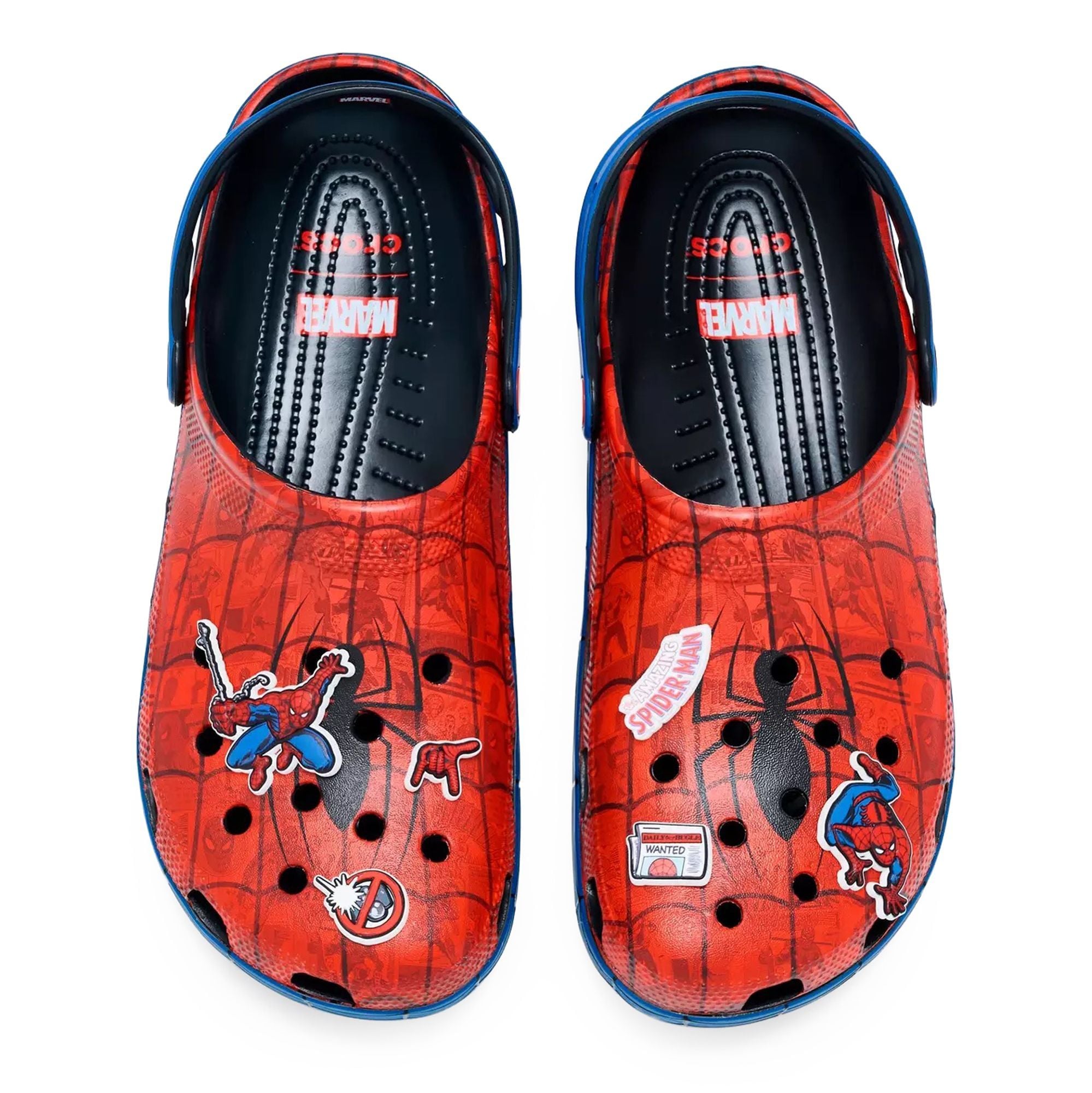 Crocs - Xăng đan nam nữ Classic Clog Spiderman Web Lifestyle