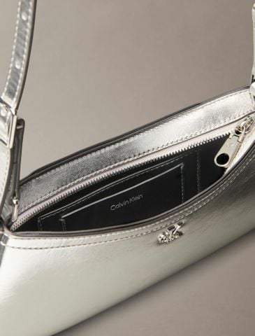 Calvin Klein - Túi xách Nữ Ck Monogram Metallic Small Shoulder Bag