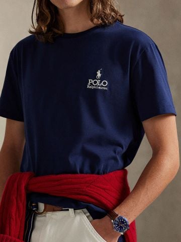 Ralph Lauren - Áo Thun Tay Ngắn Nam Classic Fit Logo Jersey T-Shirt