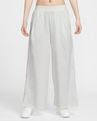 Nike - Quần Dài Thể Thao Nữ Sportswear Chill Poplin Loose Mid-Rise Woven Striped Trousers