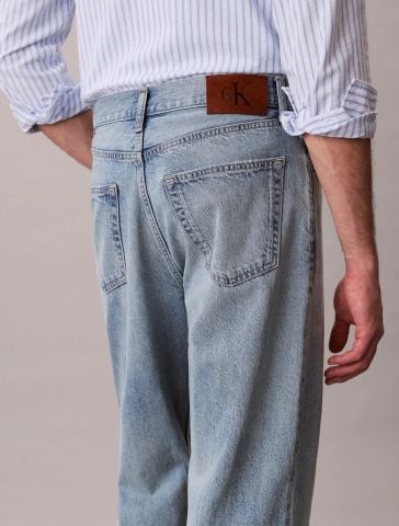 Calvin Klein - Quần Jean Dài Nam 90s Taper Driftwood Blue Jean