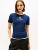Tommy Hilfiger - Áo thun tay ngắn nữ Varsity Crest Slim Short Sleeve Tee