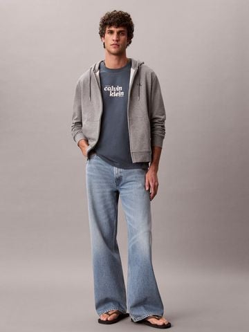 Calvin Klein - Áo Thun Tay Ngắn Nam 1989 Logo Graphic Relaxed T-Shirt