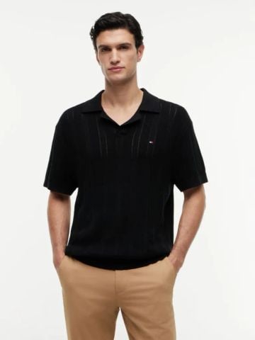 Tommy Hilfiger - Áo Thun Có Cổ Nam Structured Polo Shirt With Linen