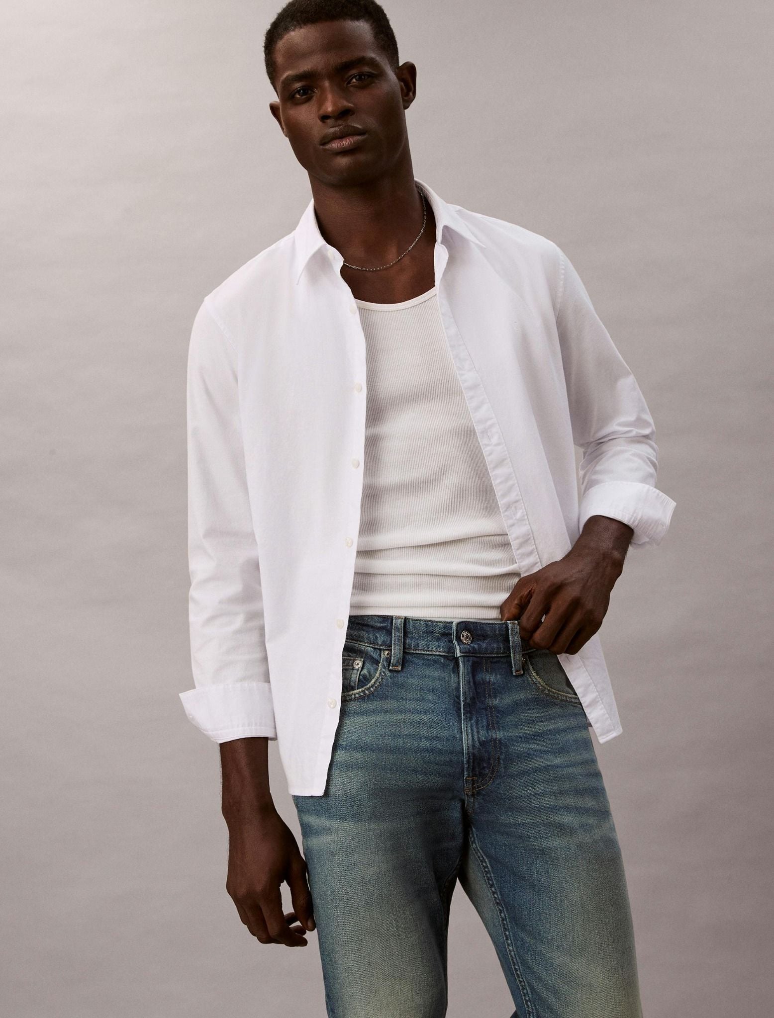 Calvin Klein - Quần jeans dài nam Slim Fit Jean