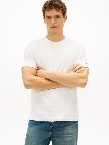 Tommy Hilfiger - Áo Thun Tay Ngắn Nam Flag Jacquard Tee