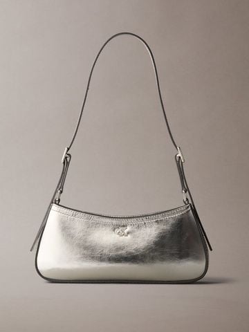 Calvin Klein - Túi xách Nữ Ck Monogram Metallic Small Shoulder Bag