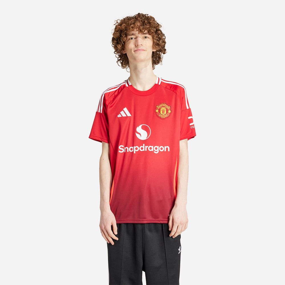 adidas - Áo thun đá banh Nam Men's Adidas Manchester United 24/25 Home Jersey - Red