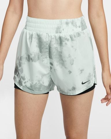 Nike - Quần ngắn thể thao Nữ One Women's Dri-FIT High-Waisted 2-in-1 Shorts - 2