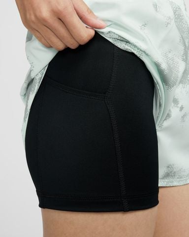 Nike - Quần ngắn thể thao Nữ One Women's Dri-FIT High-Waisted 2-in-1 Shorts