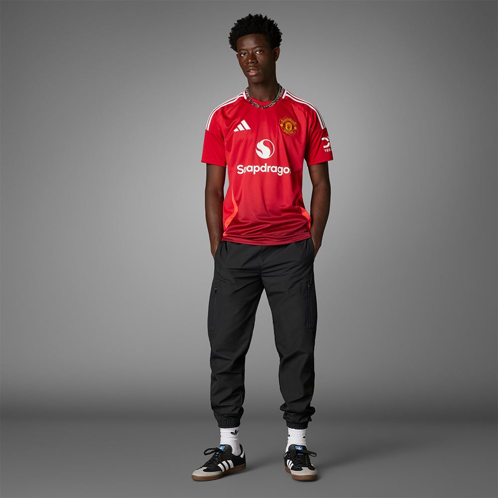 adidas - Áo thun đá banh Nam Men's Adidas Manchester United 24/25 Home Jersey - Red
