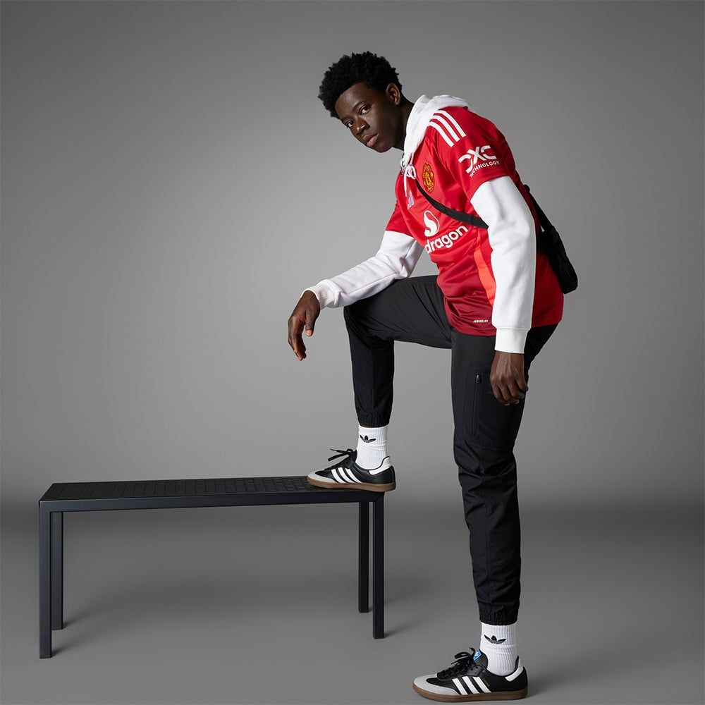 adidas - Áo thun đá banh Nam Men's Adidas Manchester United 24/25 Home Jersey - Red