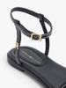 Tommy Hilfiger - Xăng Đan Nữ Leather Contrast Topstitch Flat Sandals