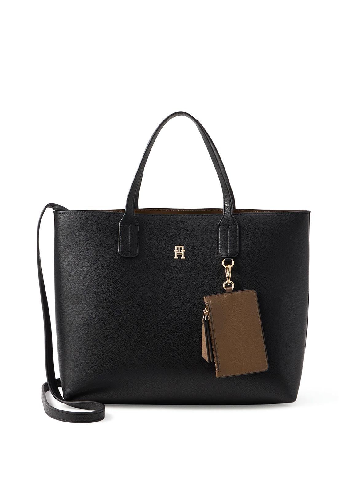 Tommy Hilfiger - Túi xách nữ Black Icon TH Monogram Tote Bag