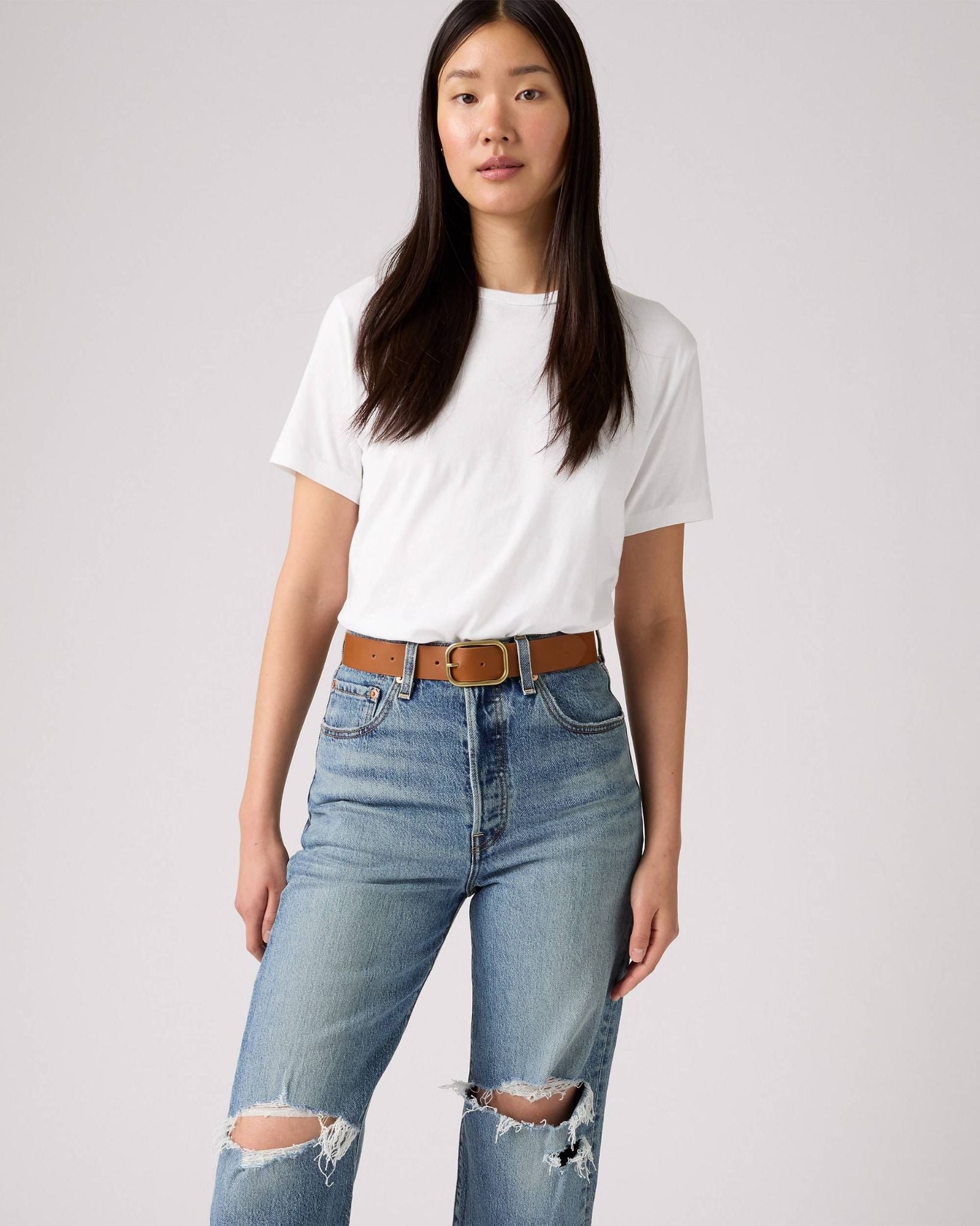 Levi's - Dây nịt nữ Luca Belt - Khaki