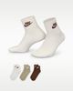 Nike - Vớ Thể Thao Unisex Sportswear Everyday Essential Ankle 3 Pairs