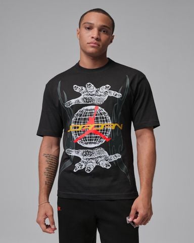 Nike - Áo Tay Ngắn Thể Thao Nam Jordan Michael Jordan Hands Graphic Short Sleeve Crew